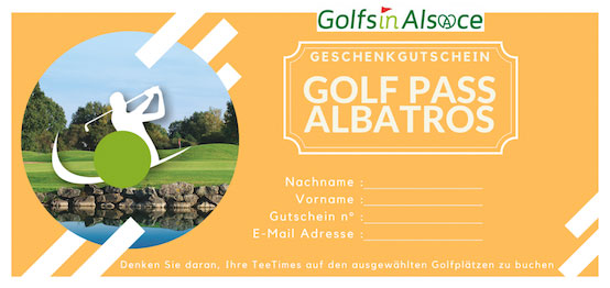 Bon cadeau Golfpass ALBATROS